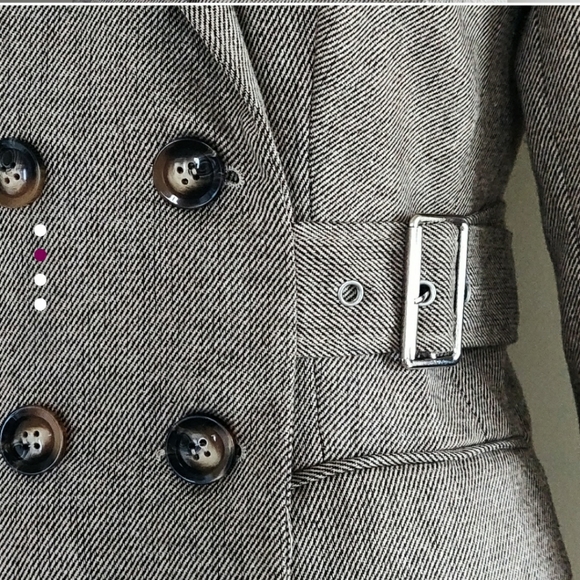 Double Breasted Taupe Blazer. - Picture 4 of 10